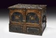 A travelling iron strong-box, dating: 18th Century provenance