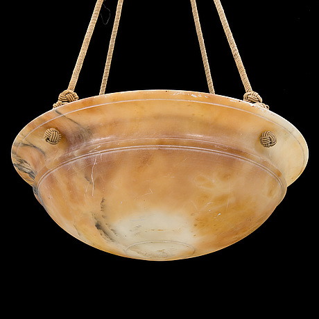 a alabaster ceiling light from the early 20th century. - Bukowskis
