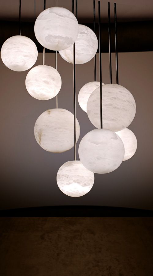 They look like the moon. beautiful for outside lighting or a room