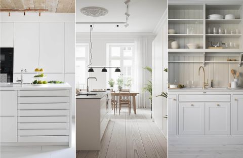 17 ursnygga vita kök att inspireras av!
