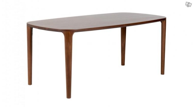 Stort matbord, bord i valnöt, trä | Flera platser