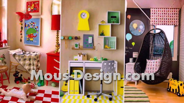 Nursery möbler - praktiskt men färgstarkt - Mous-Design.com