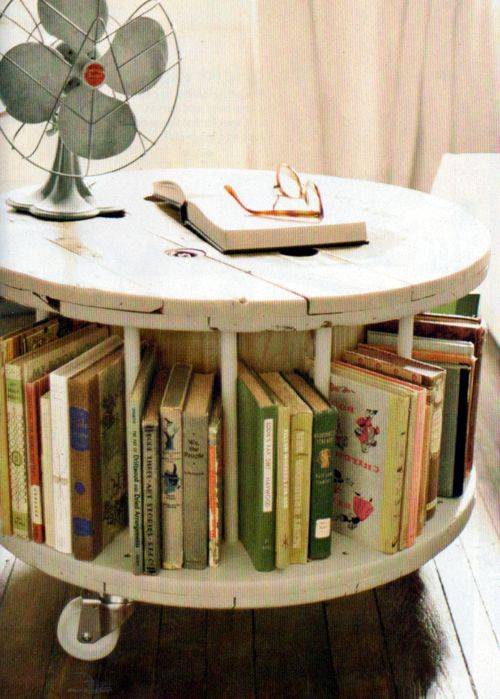spool table/bookshelf | Inredning | Möbler, Hem inredning och Design