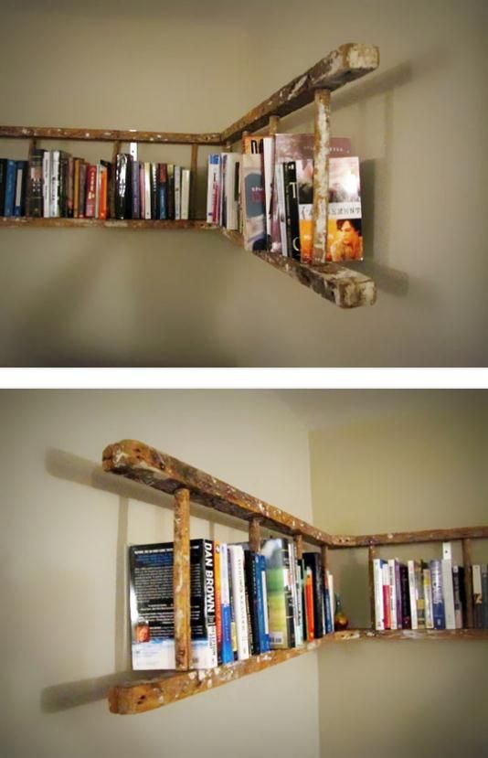 25 Awesome DIY Ideas For Bookshelves | Inredning | Antik inredning