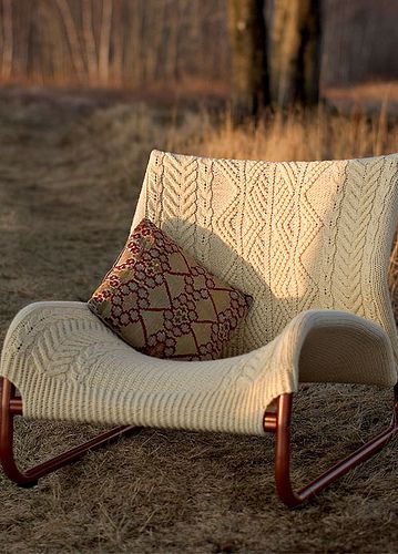 Noget specielt - strikket godstole | Møbler i 2019 | Hjem, Møbler og