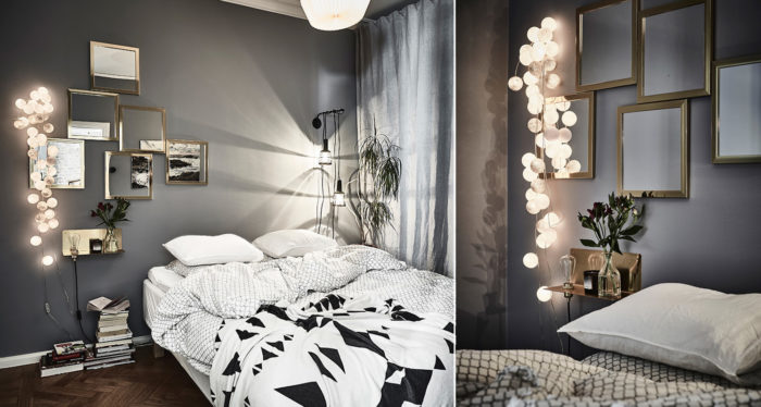 Inred med ljusslingor i sovrummet u2013 7 tips | ELLE Decoration