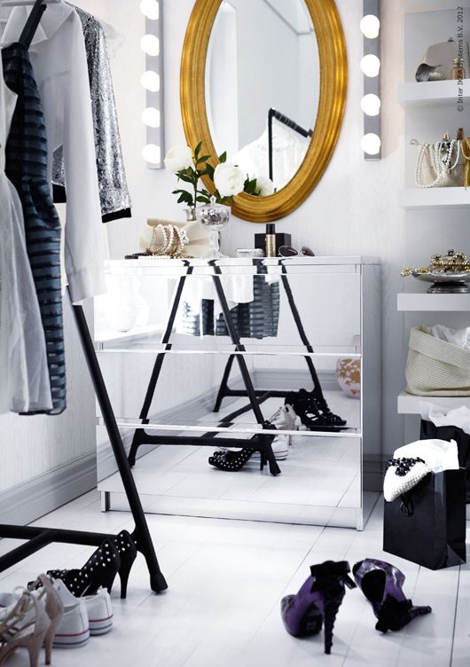 IKEA Malm with mirrors | ikea love it ! | Inredning, Kreativ
