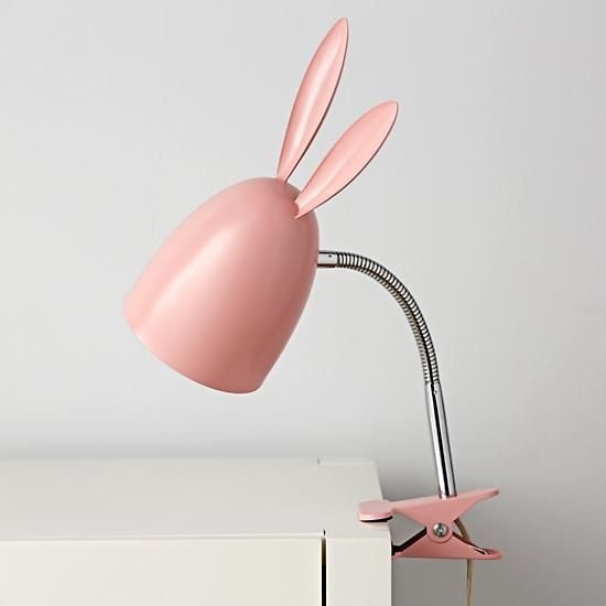 Wildlife Clip Lamp (Bunny) - lighting inspo for Joss's big girl room