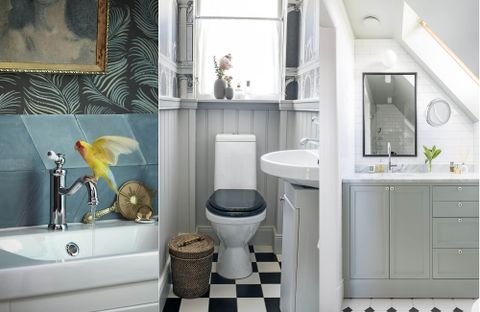 16 idéer för små badrum u2013 allt från förvaring till stil