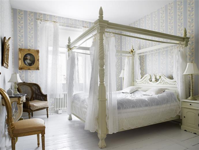 French Country Bedroom Furniture och sängkläder Idéer - Gör ditt