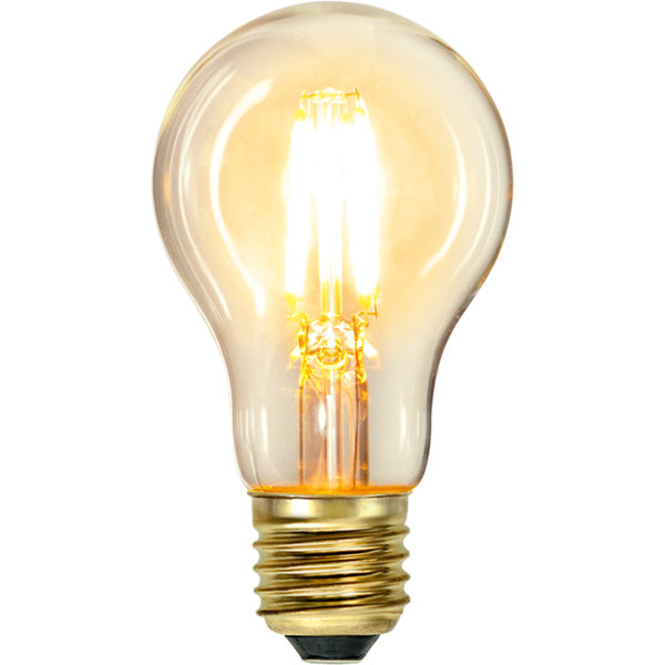 LED-lampa - Glödlampa LED med varmt sken, 400 lm - Sekelskifte