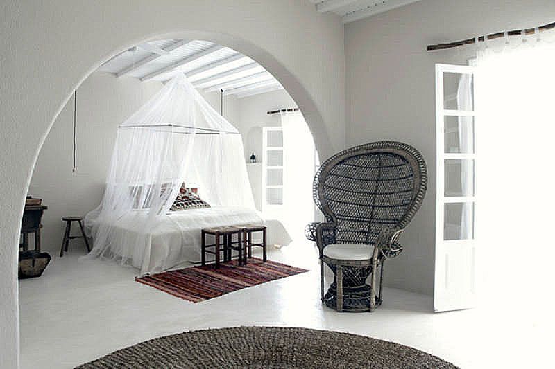 Designhotell på Mykonos med vacker bohemisk inredning | Bohemisk