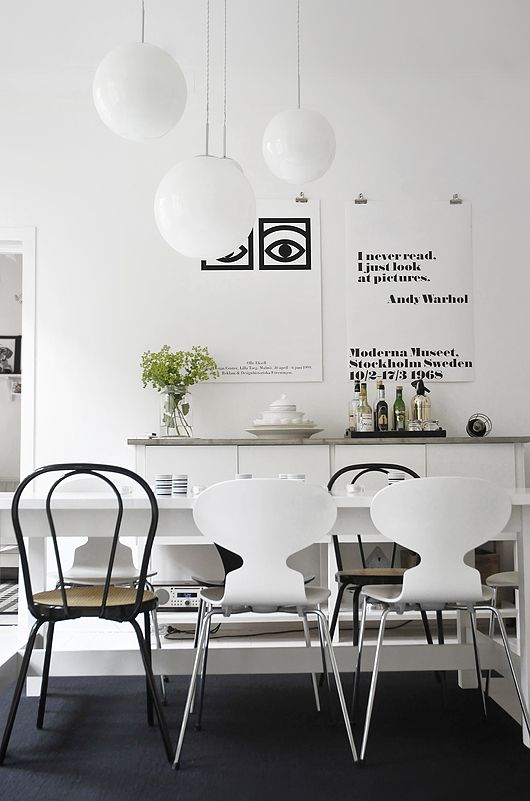 Inspirerande hem | Dining Space | Vardagsrum inredning, Design idéer