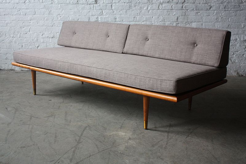 Assured Mid Century Modern Daybed Sofa (U.S.A., 1960s) | Daybed
