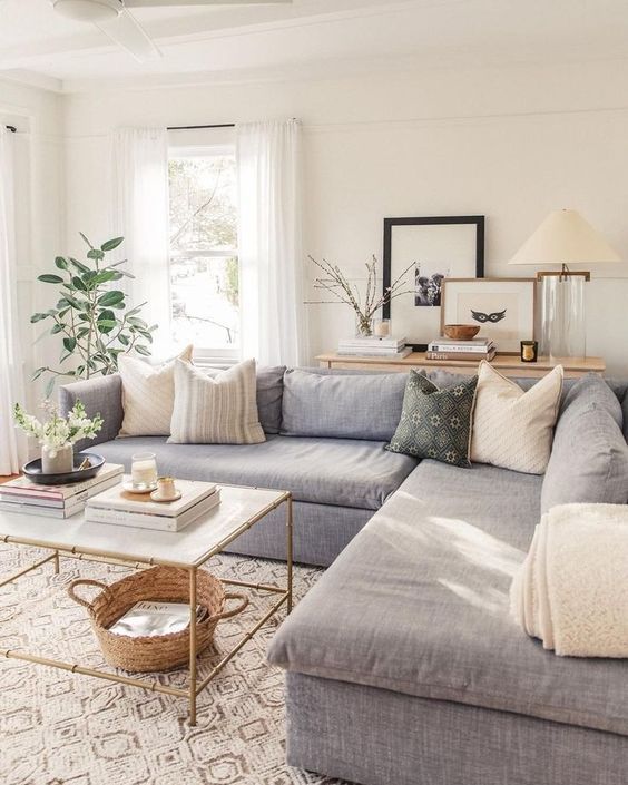 16 Amazing Modern Farmhouse Living Room Design Ideas | Inredning i