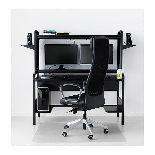 Skrivbord FREDDE svart i 2019 | Interior design - furniture | Ikea