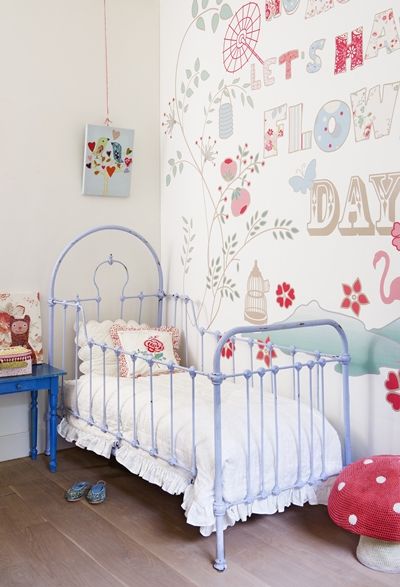 Papel de parede infantil | For the Home | Barnrum, Renoverade möbler