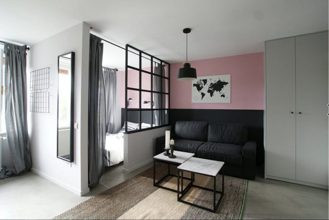 Häftiga idéer liten lägenhet Design: foto | dizainall.com