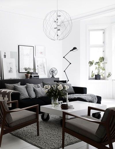 lotta-8 | Architecture and decor | Stockholm apartment, Black, white