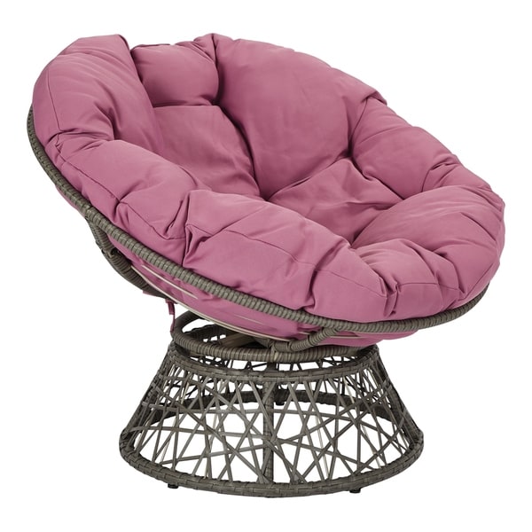Shop The Curated Nomad Avoca Woven Wicker Papasan Chair - Free