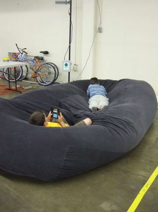 DIY Bean Bag Chair/Sofa. Comes with instructions for different sizes