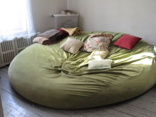 Bean bag pillow bed | Living room stuff in 2019 | Big bean bag