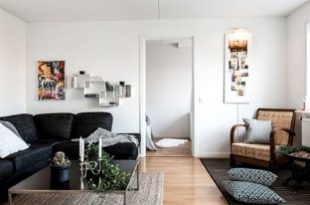 Svart soffa i vardagsrum: foton och inspiration | Houzz