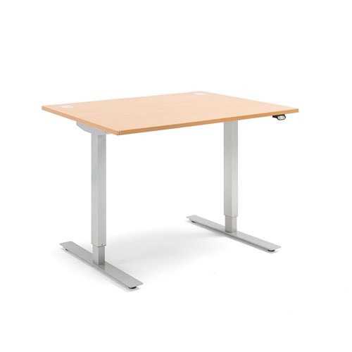 Skrivbord Flexus, höj och sänkbart, 1200x800 mm, boklaminat | AJ produkter