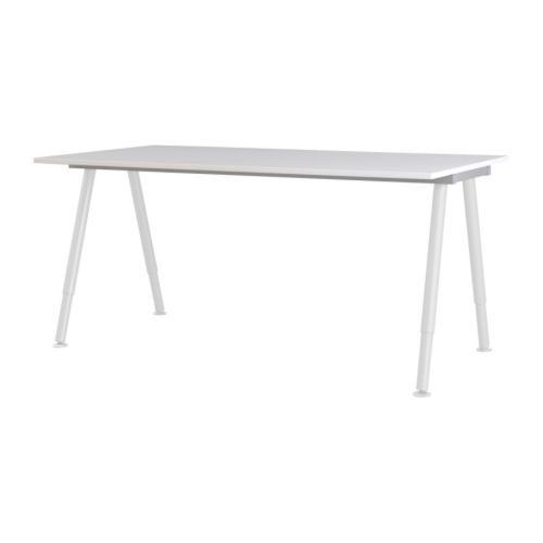 GALANT Skrivbord - vit, A-ben, vit - IKEA | Kontor | Ikea desk