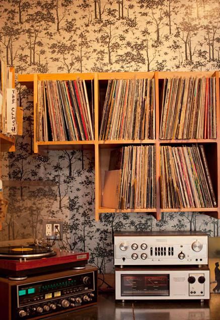 old-skool records and stereo system | Interest in 2019 | Music