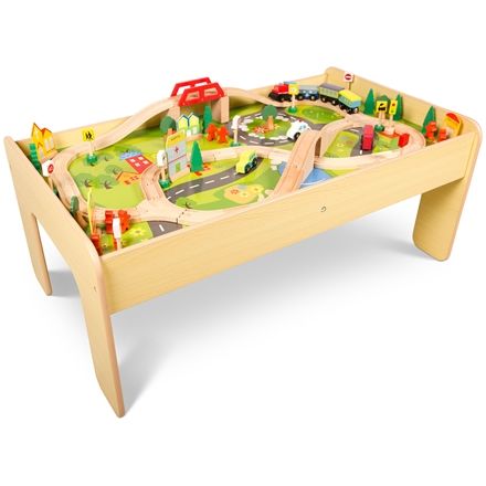Woodlii Tågbord Trä | Barnerom in 2019 | Home decor, Toddler bed, Bed