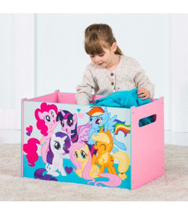 Köp online My Little Pony Träleksakslåda 60x40x40 cm rosa WORL920001