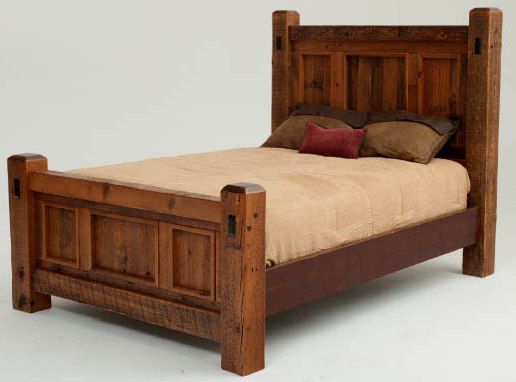 Stoney Brooke - Barnwood | Bedroom in 2019 | Timber beds, Cabin