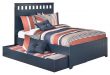 Blue Leo Full Panel Bed with Trundle View 2 | tikki | Hus, Idéer