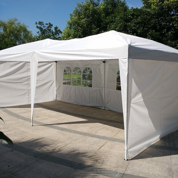 10'X20' EZ POP UP Wedding Tent Party Foldable Gazebo 4 Walls Canopy W/Carry  Case