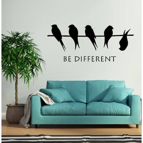 Be different - väggdekor