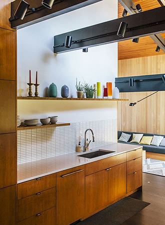 Mid Century Modern Kitchen storage