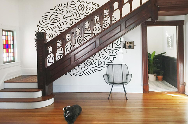 stencil staircase ideas