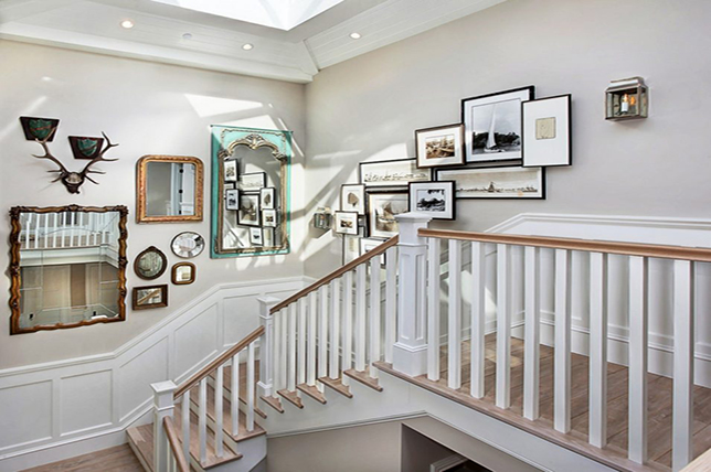 gallery wall staircase ideas