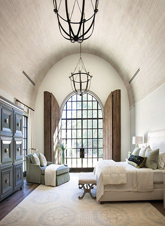 barrel vaulted ceiling design ideas