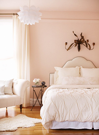 light pink bedroom colors