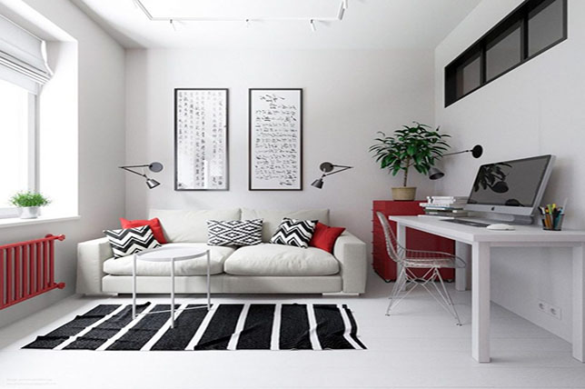 Smarta färgscheman för små lägenheter