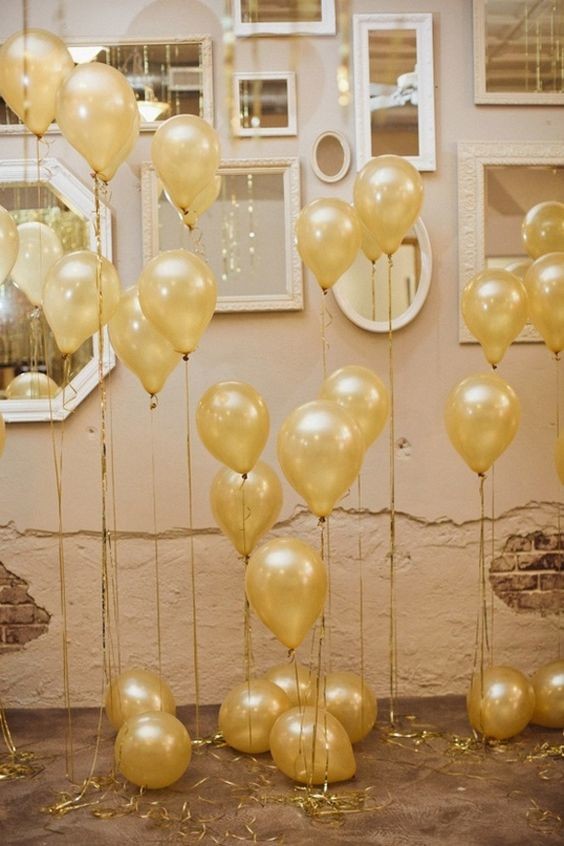 dekorera med ballonger nyårsafton