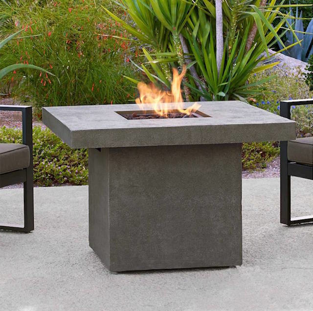 grå betong eldstaden chatt höjd tabell