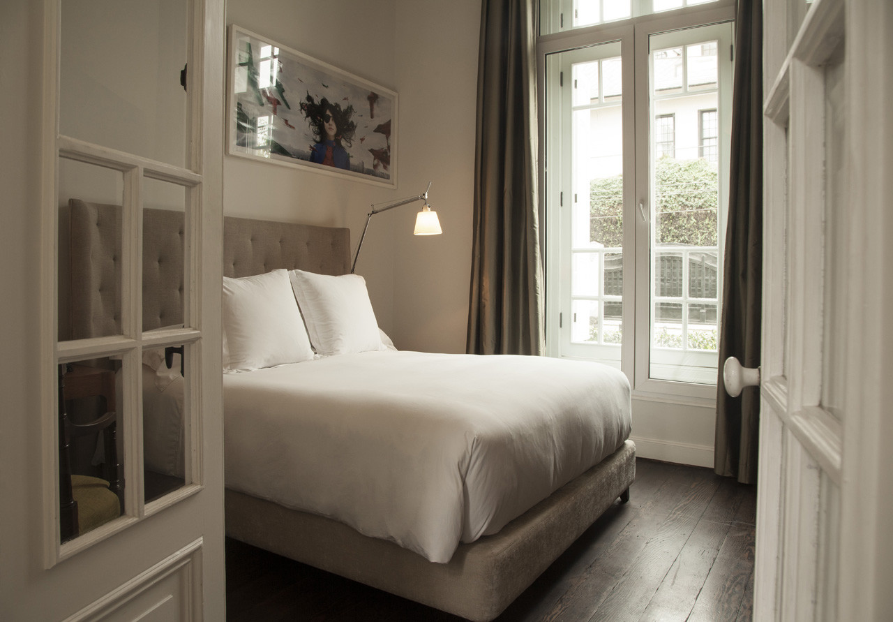 enkelt lyxhotell lima sovrum gästfrihet design