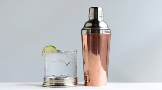 Koppar cocktail shaker
