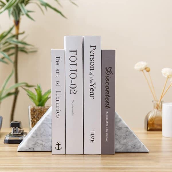 marble bookends